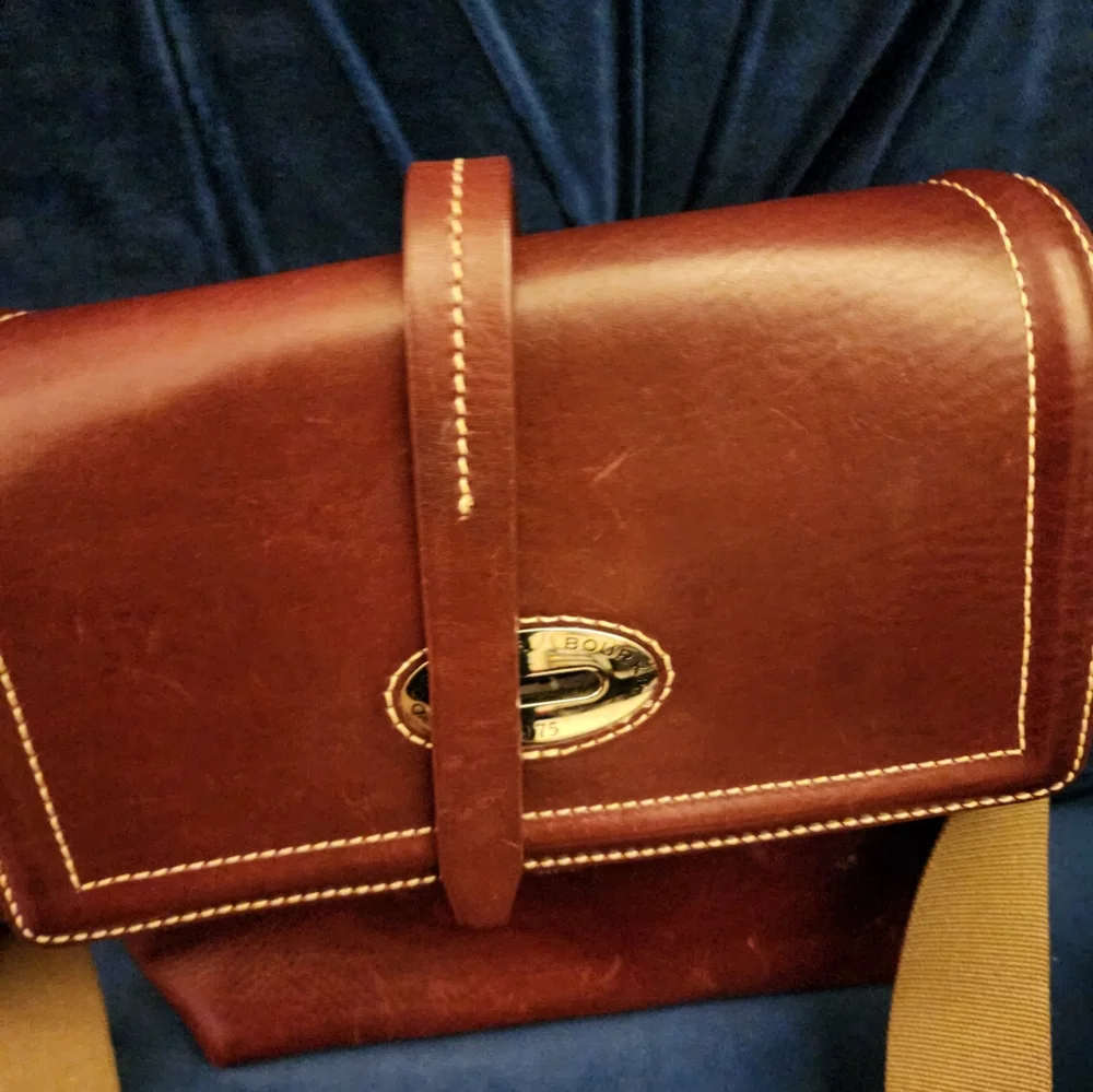 Dooney & Bourke Brown Leather Crossbody Bag - Picture 7 of 11